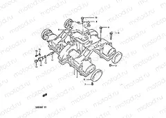 1 - CYLINDER HEAD COVER (MODEL X)