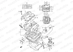 1 - CYLINDER HEAD (FRONT)