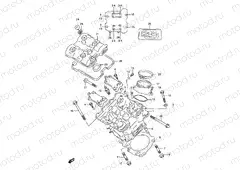 1 - FRONT CYLINDER HEAD (MODEL V)
