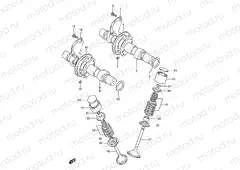 10 - CAM SHAFT - VALVE (MODEL K/L/M/N/P)