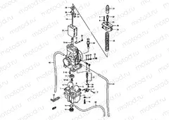 10 - CARBURETOR (MODEL G/MODEL N-E.NO.106550)