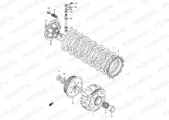 10 - CLUTCH (MODEL K/L/M)