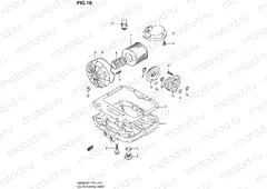 10 - OIL FILTER-OIL PUMP (GS500FH)