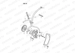 10 - OIL PUMP (E16,E43,MODEL R E15,P15)