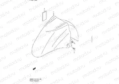100 - FRONT FENDER (AN650L1 E03)