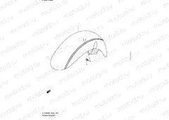 100 - FRONT FENDER (VLR1800TL1 E19)