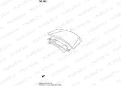 102 - COVER SET PILLION RIDER (OPTIONAL)