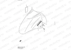 102 - FRONT FENDER (AN650AL1 E28)(UP TO JS1CP51B B2100596)
