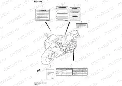 103 - LABEL (GSX-R600UFL2 E21)