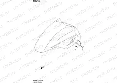 104 - FRONT FENDER (AN400ZAL3 E19)