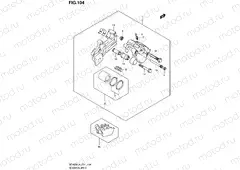 104 - REAR CALIPER (SFV650UL4 E21)
