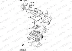104C - CYLINDER HEAD (FRONT) (VZR1800UFL5 E19)