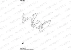 105 - FRONT LEG SHIELD COVER (OPTIONAL)