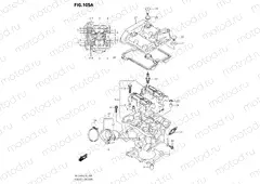 105A - CYLINDER HEAD (REAR)