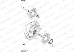 106 - FRONT WHEEL (GSR750AL3 E24)