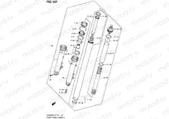 107 - FRONT FORK DAMPER (GSX650FUL2 E21)