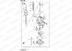 10C - CARBURETOR (EN125HUK7/HUK8)
