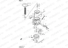 11 - CARBURETOR (GS125ESX/UX/ESY/UY)
