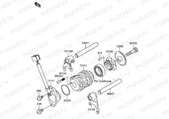 11 - GEAR CHANGE DRUM/SHIFT FORK