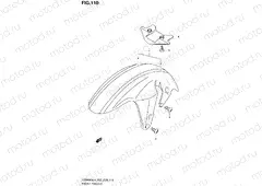 110 - FRONT FENDER (VZR1800ZL4 E28)