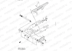 110 - REAR SWINGING ARM (SV650SL1 E02)