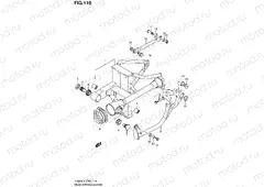 110 - REAR SWINGINGARM