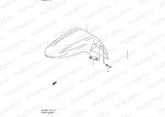 111 - FRONT FENDER (GSF650L1 E21)