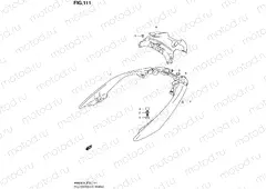 111 - PILLION RIDER HANDLE (AN400AL4 E19)