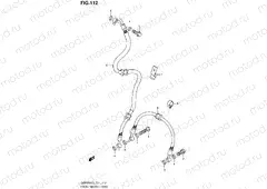 112 - FRONT BRAKE HOSE (GSR750L3 E21)