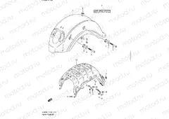 112 - REAR FENDER (VL800L1 E24)