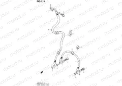 113 - FRONT BRAKE HOSE (GSR750L3 E24)