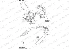 113 - PILLION RIDER HANDLE (AN400ZAL4 E19)