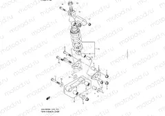 113 - REAR CUSHION LEVER (GSX-R1000L1 E14)