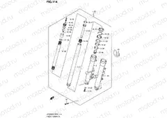 114 - FRONT DAMPER (SFV650UAL2 E21)