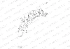 114 - REAR FENDER (DL650AL1 E24)