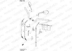 115 - HANDLEBAR (SFV650L3 E24)