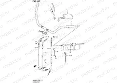 117 - HANDLEBAR (VL800L3 E19)