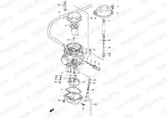 11B - CARBURETOR (DR650RSEUR/RSEUS E22)
