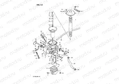 12 - CARBURETOR (REAR)