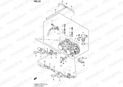 12 - THROTTLE BODY (AN650AL2 E28)