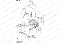 12 - THROTTLE BODY (AN650L4 E03)