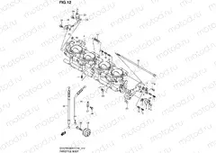 12 - THROTTLE BODY (GSX-R1000K1)