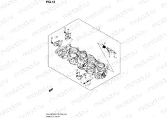 12 - THROTTLE BODY (GSX-R600L2 E28)