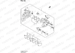 125 - REAR CALIPER (SV650SAL2 E24)