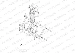 125 - REAR CUSHION LEVER (GSX1300RUFL1 E19)