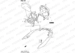 127 - PILLION RIDER HANDLE (AN400ZAL1 E28)