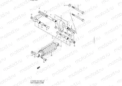 127 - REAR CUSHION LEVER (VLR1800TL1 E28)
