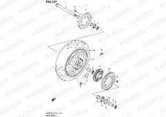 127 - REAR WHEEL (GSR750L3 E24)