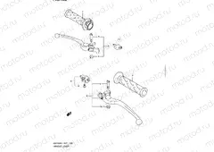 128 - HANDLE LEVER (GSF650UL1 E21)