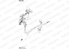 129 - BRAKE LOCK LEVER